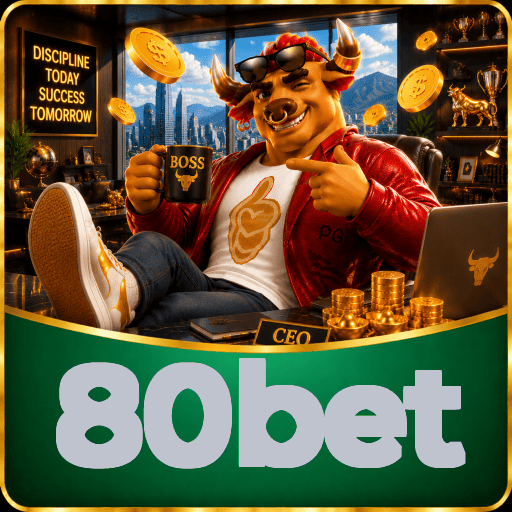 80bet Logo - Bônus com Rollover Justo